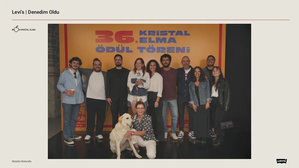 Mutatis Mutandis ekibi Kristal Elma Ödülleri'nde